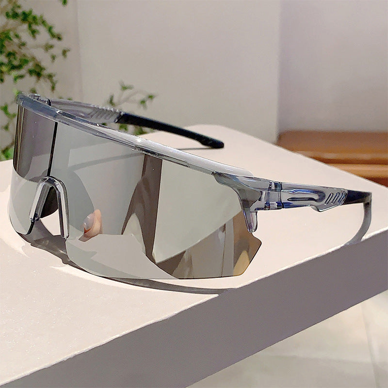 Unisex nan sporty performance sunglasses with continuous visor lens and shatterproof polycarbonate lens Stornfield