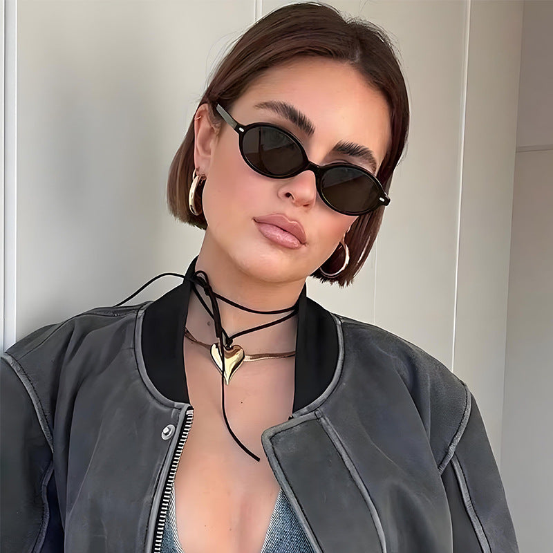 Ladies stylish and contemporary sunglasses in oval design Stornfield
