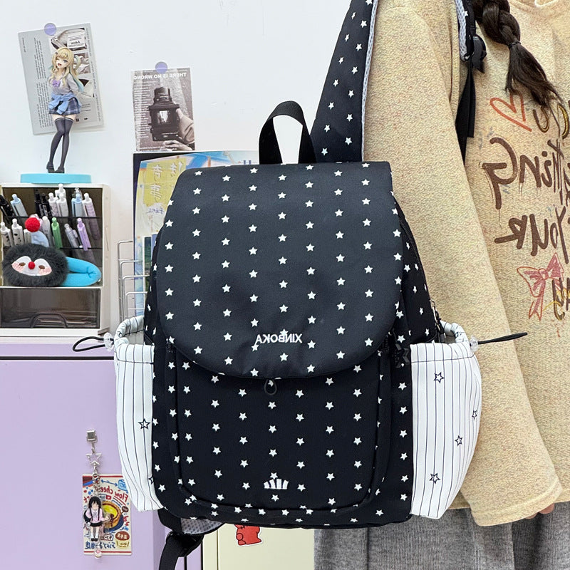Stylish Star-Embellished Backpack Stornfield 1791205579