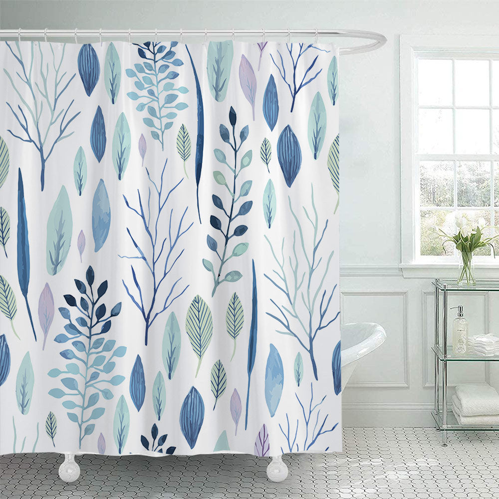 Botanical Illustration Shower Curtain Stornfield