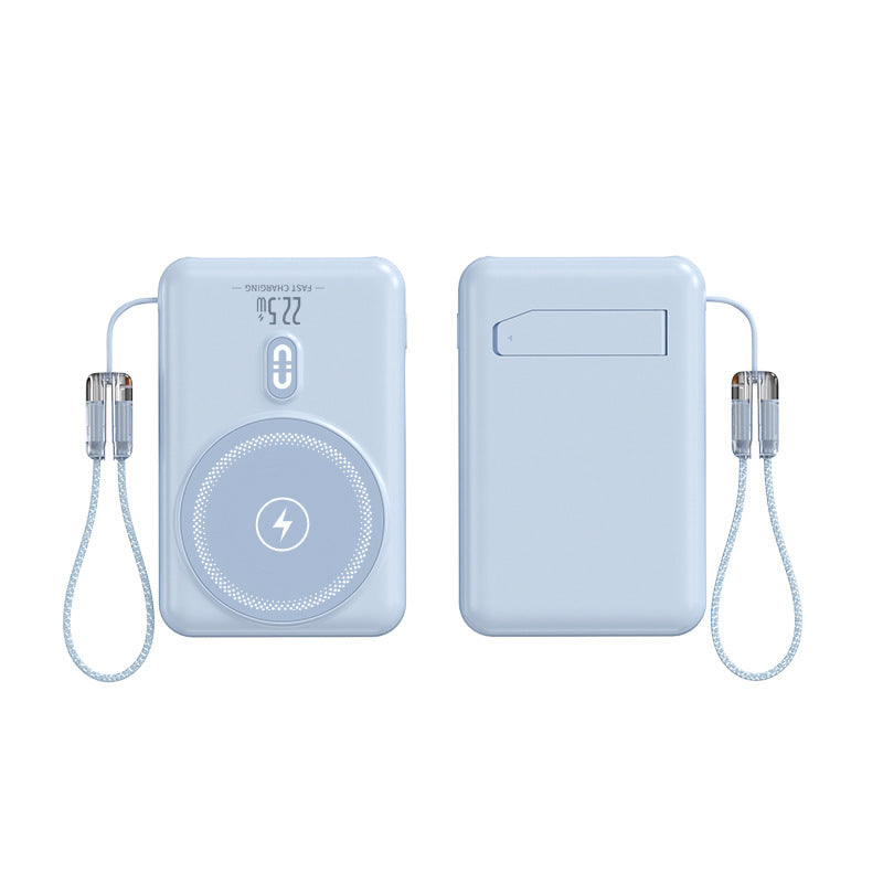 Portable power bank with inductive charging function and LED display Stornfield
