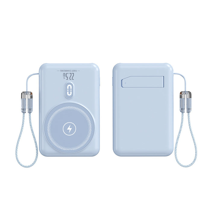 Portable power bank with inductive charging function and LED display Stornfield