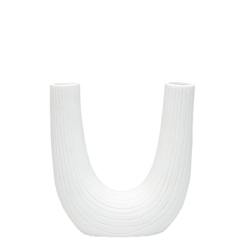 Unique Dual Chamber Ceramic Vase Stornfeild