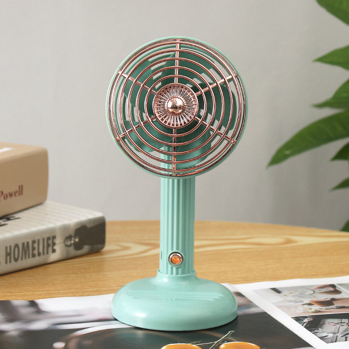 Unisex Portable Desktop Fan with Stylish Retro Design Stornfield