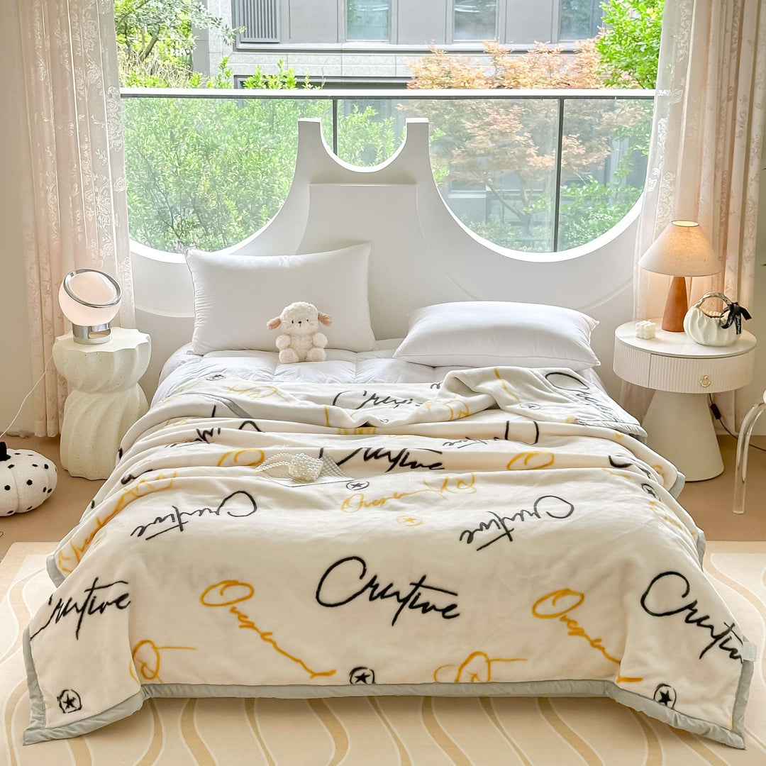 Cozy Cartoon Themed Blanket Stornfield