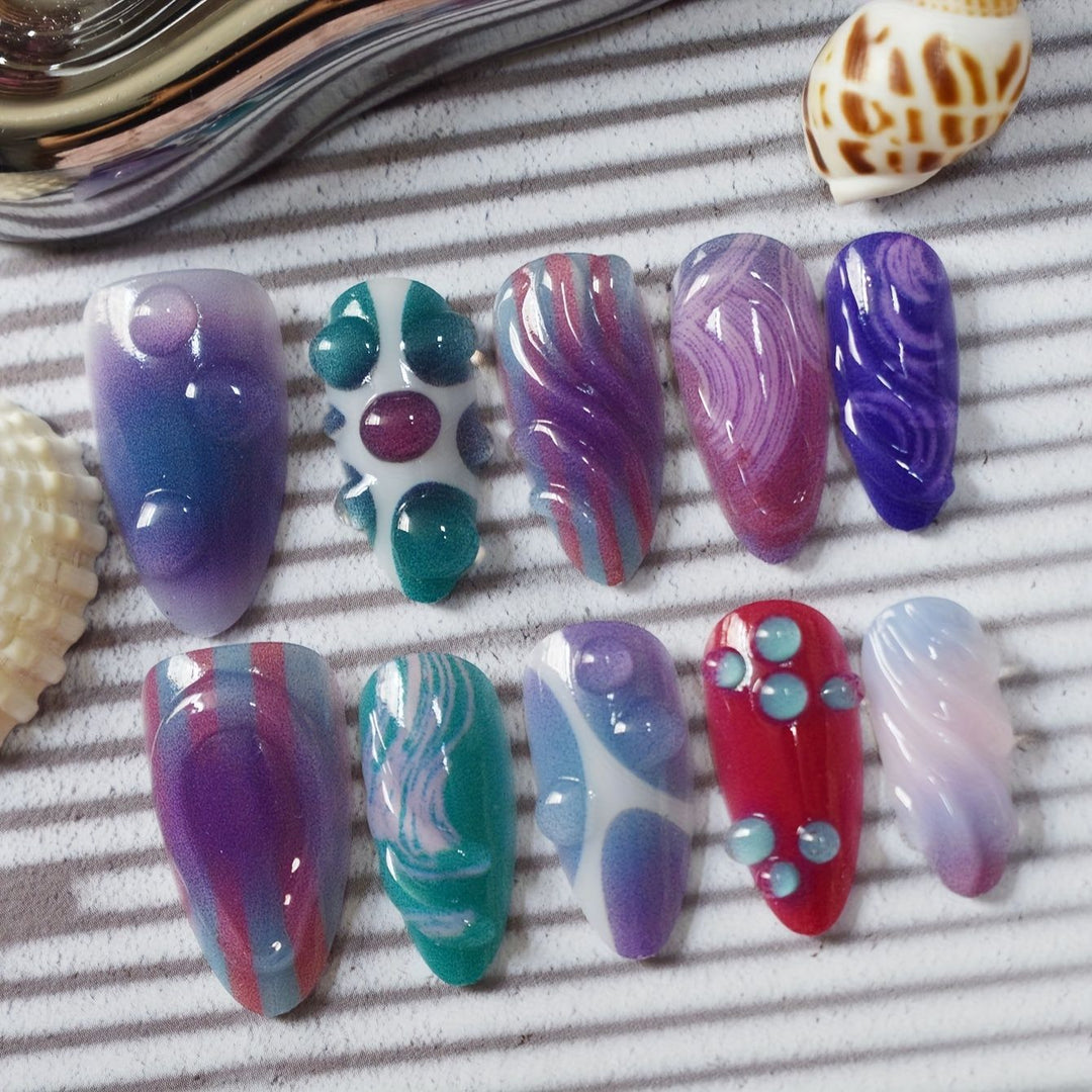 Artistic Gel Nail Art Design Stornfield