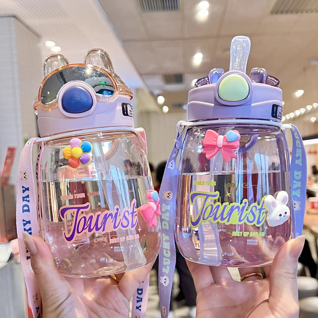 Women Playful BPA-free Drinking Bottle with Unique Design Stornfield