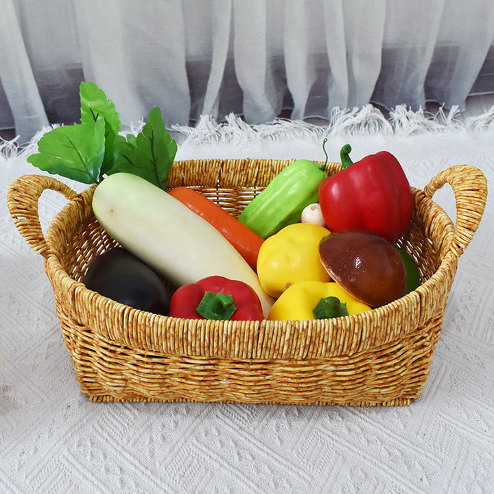 Handwoven Natural Storage Basket Stornfield