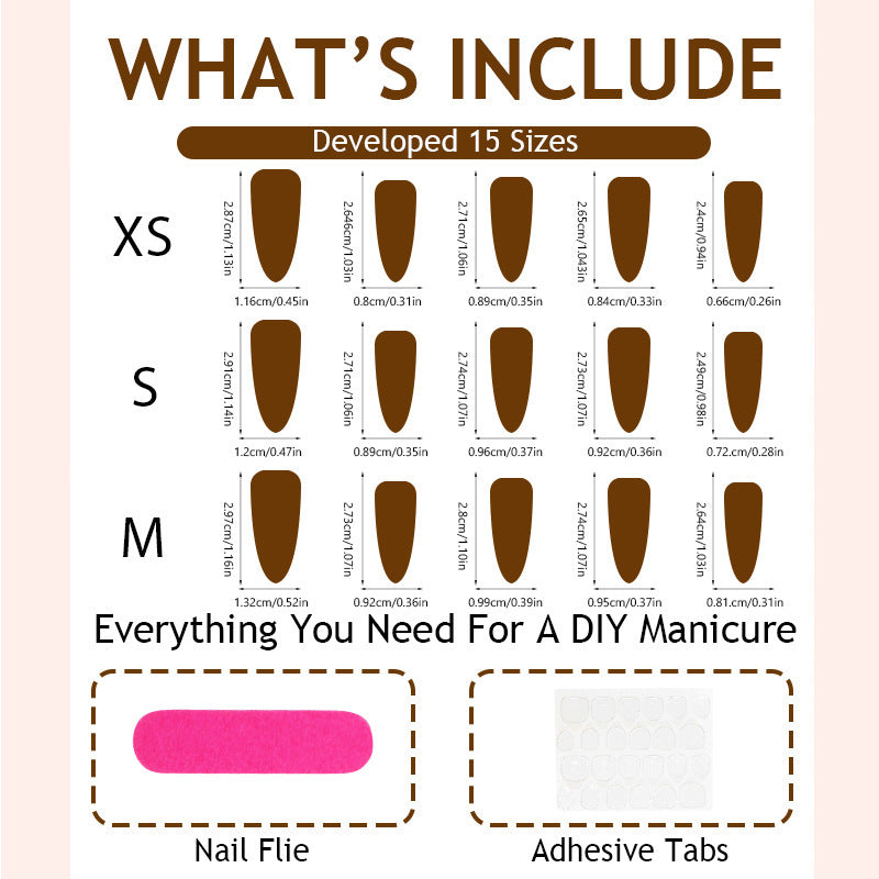Artificial nail set with elegant gold accents and unique designs Stornfield