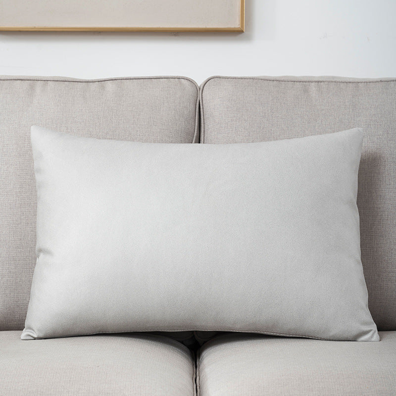 Plush Velvet Lumbar Cushion