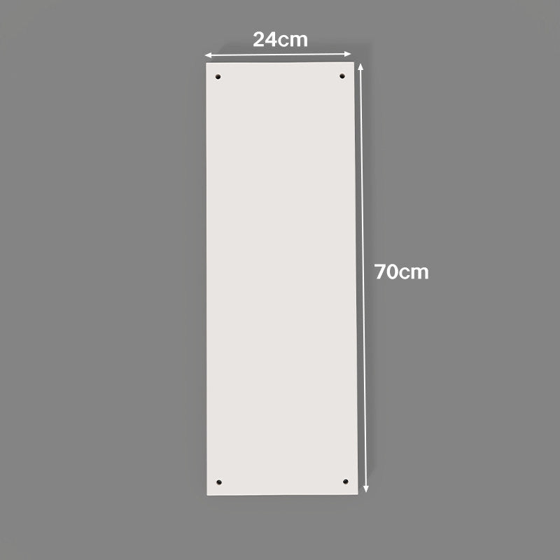 Heavy-Duty Square Mounting Cover Plate with Four Corner Fastener Holes