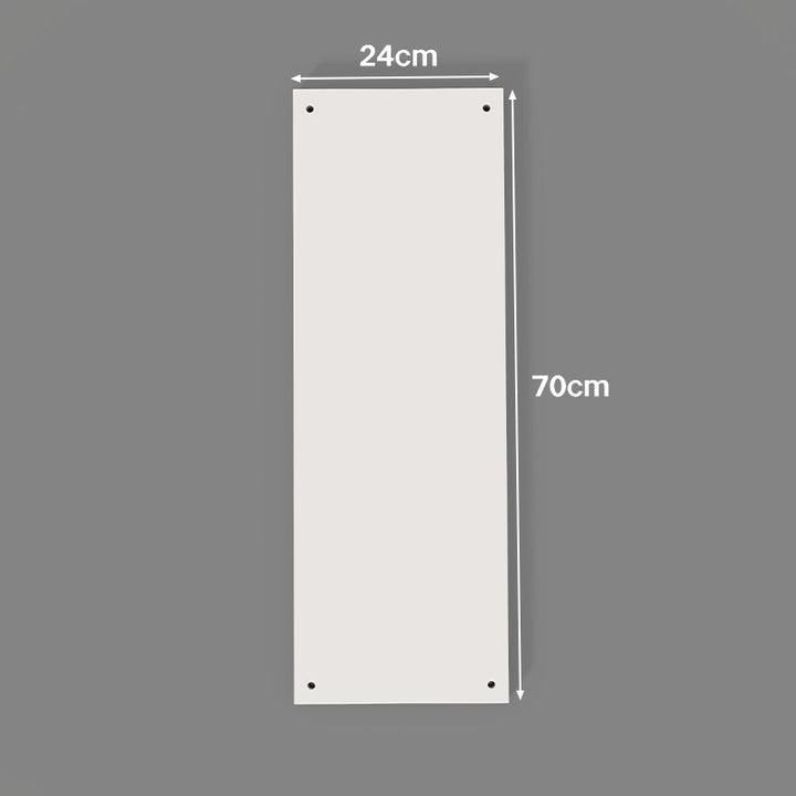 Heavy-Duty Square Mounting Cover Plate with Four Corner Fastener Holes