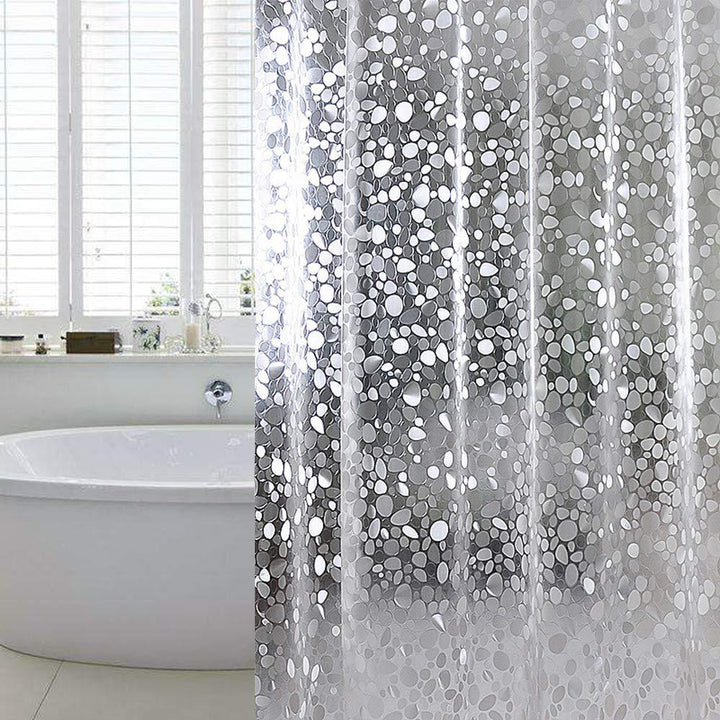 Waterproof Textured Shower Curtain Stornfield