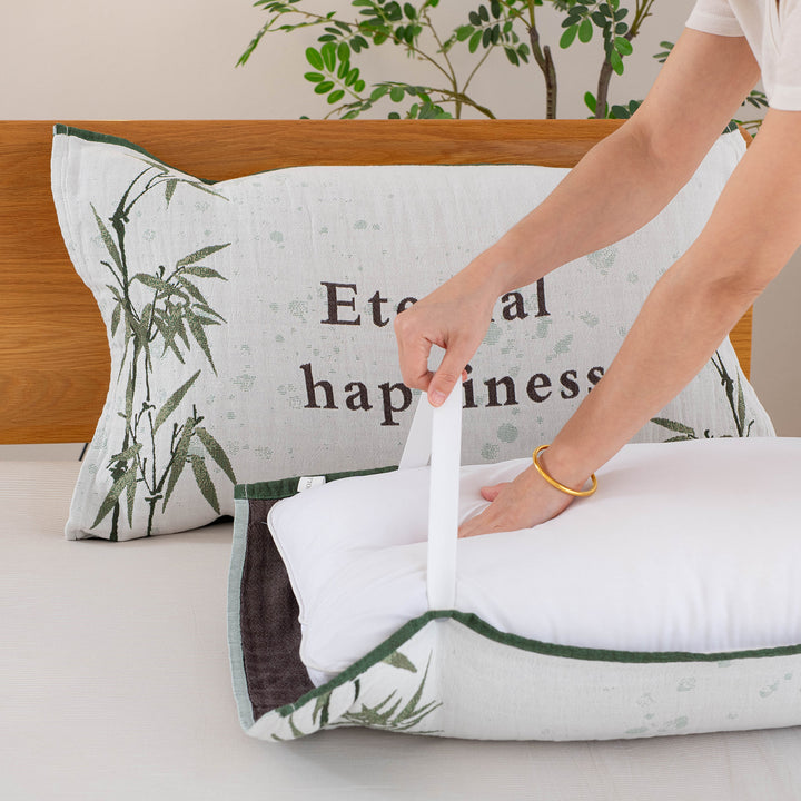 Women's pillow with removable cotton cover Stornfield