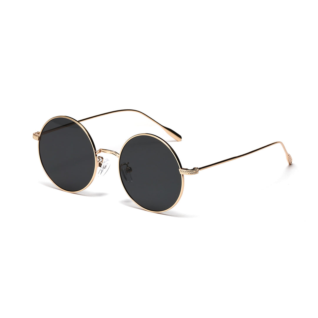 Women round fashionable sunglasses with glamorous frame Stornfield