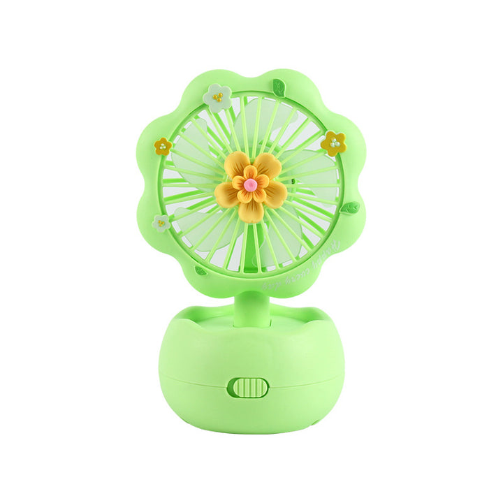 Women portable flower design mini fan Stornfield