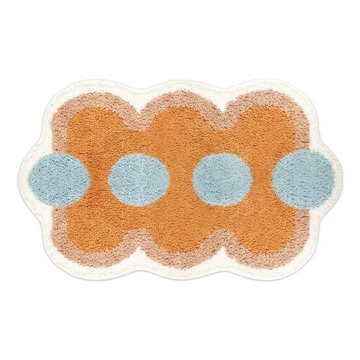 Cartoon Pig-Themed Bath Mat