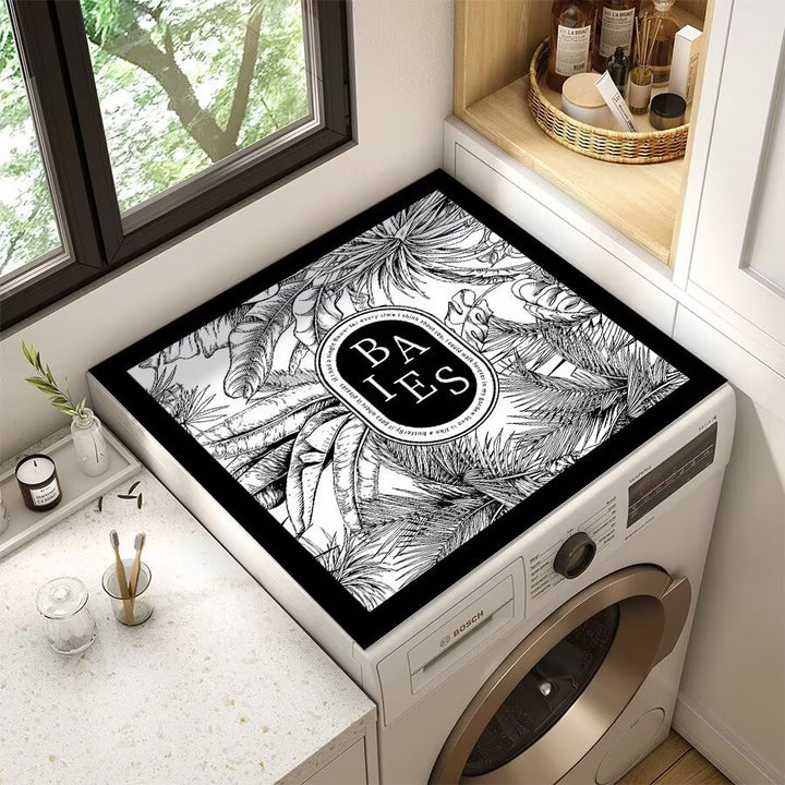 Decorative Floral Laundry Room Counter Mat Stornfield