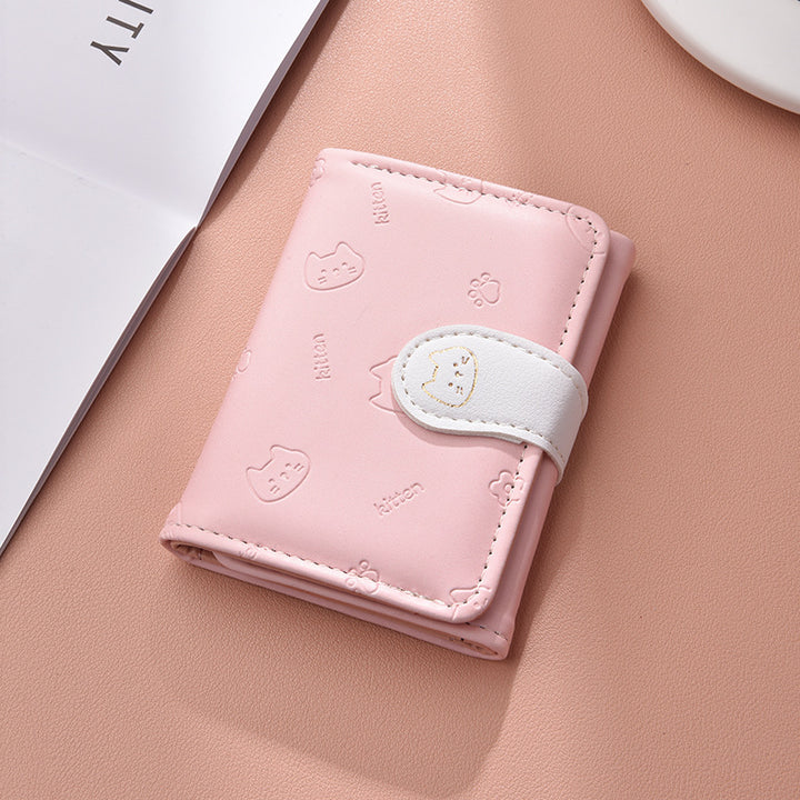 Cute Cat-Themed Card Wallet Stornfield
