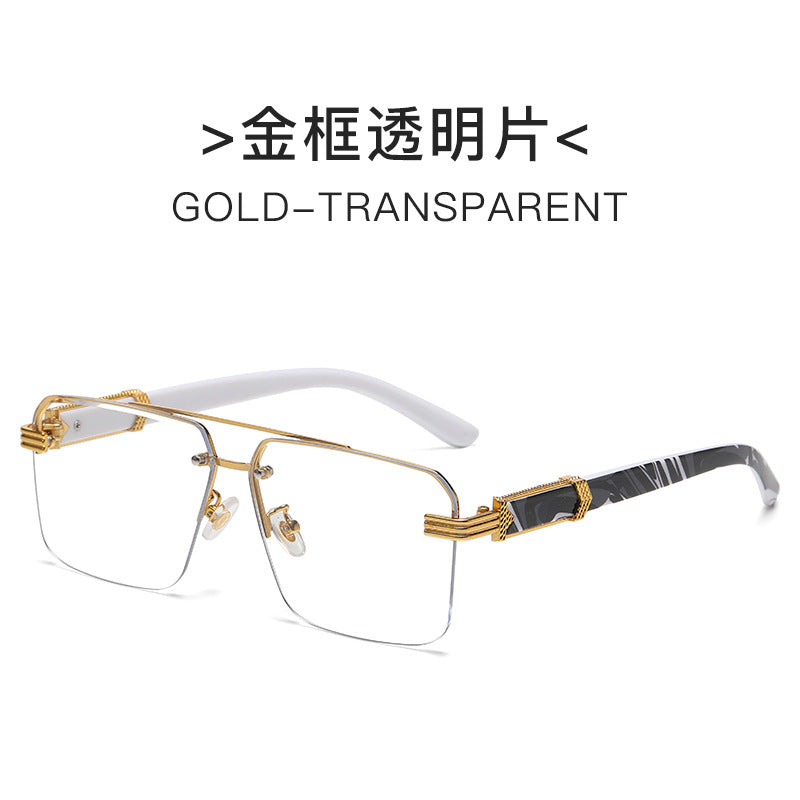 Women Designer Glasses with Elegant Gold Frame and Transparent Lenses Stornfield