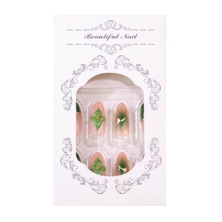 Floral 3D Decorative Press-On Nails
