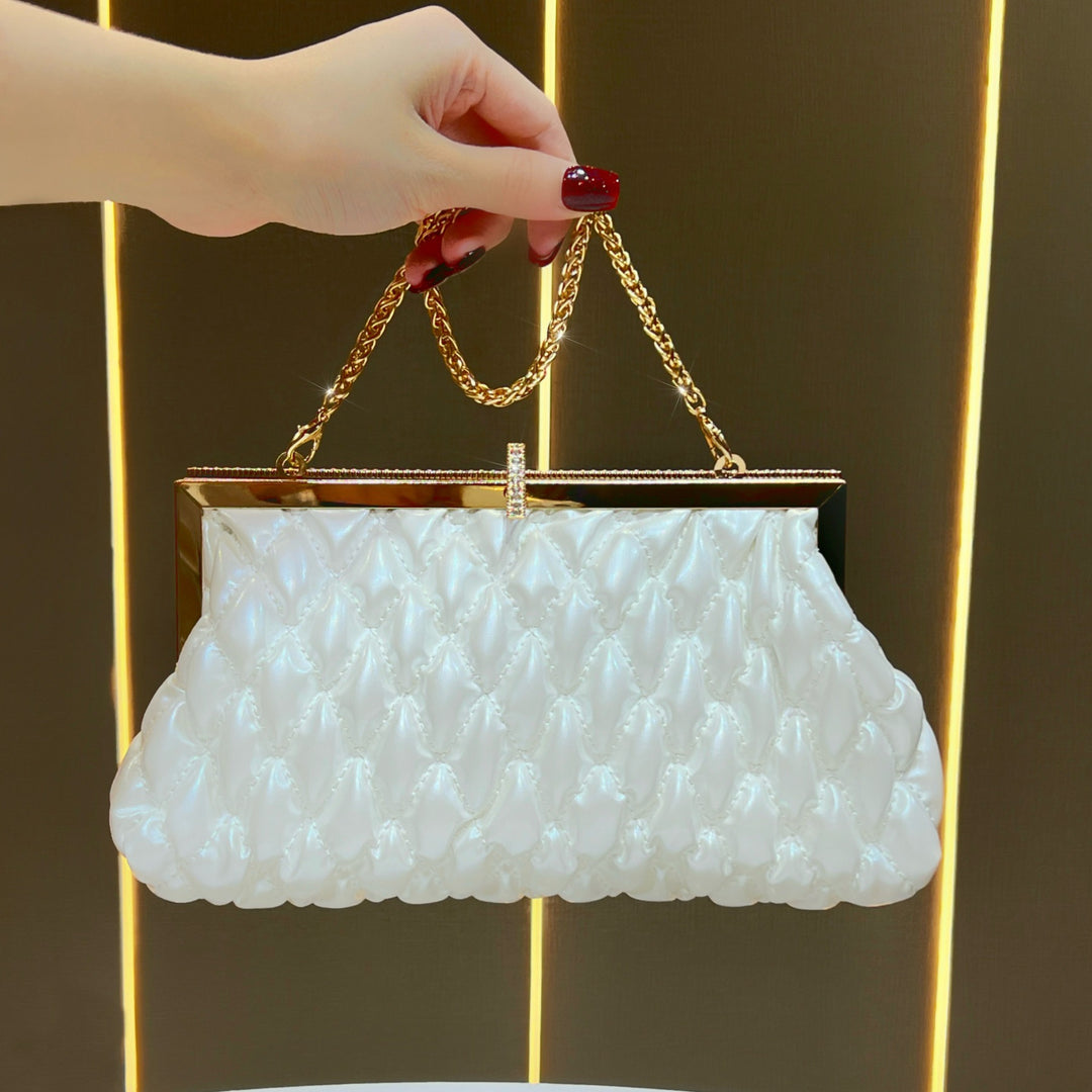 Elegant Textured Evening Handbag