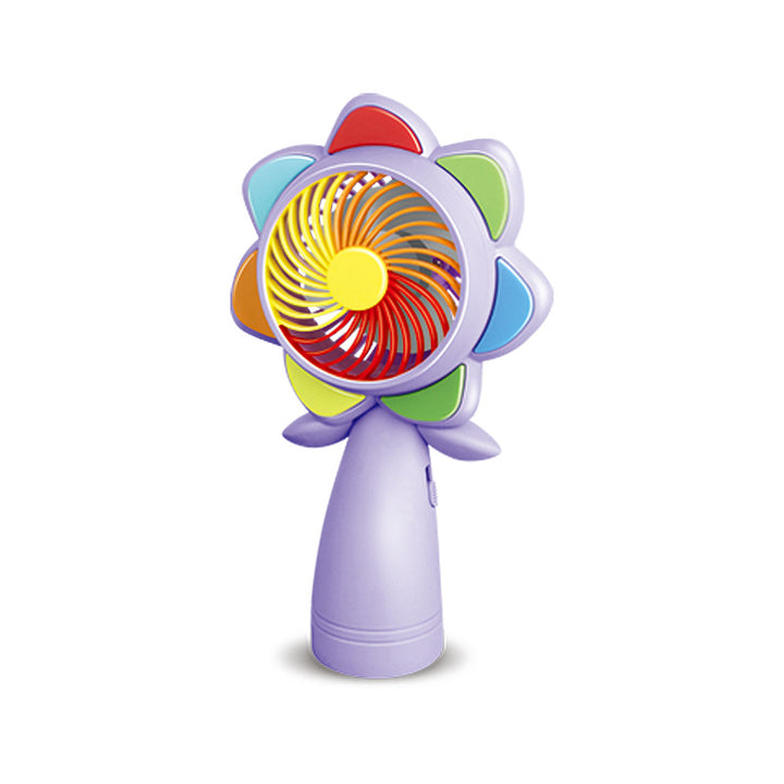 Unisex Portable Mini Hand Fan in Flower Design Stornfield