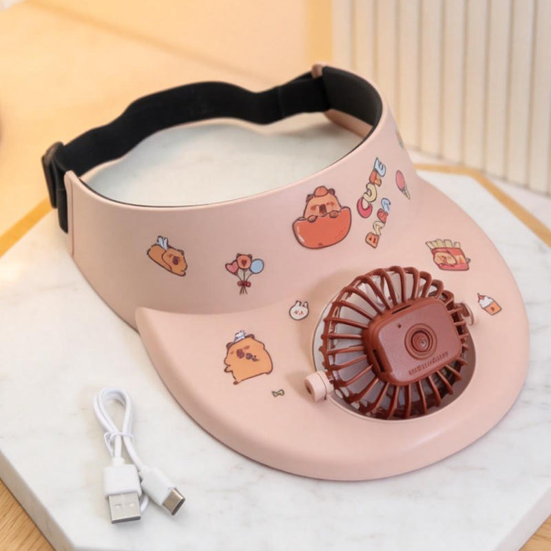Ladies Comfortable Table Fan with Playful Design Stornfield