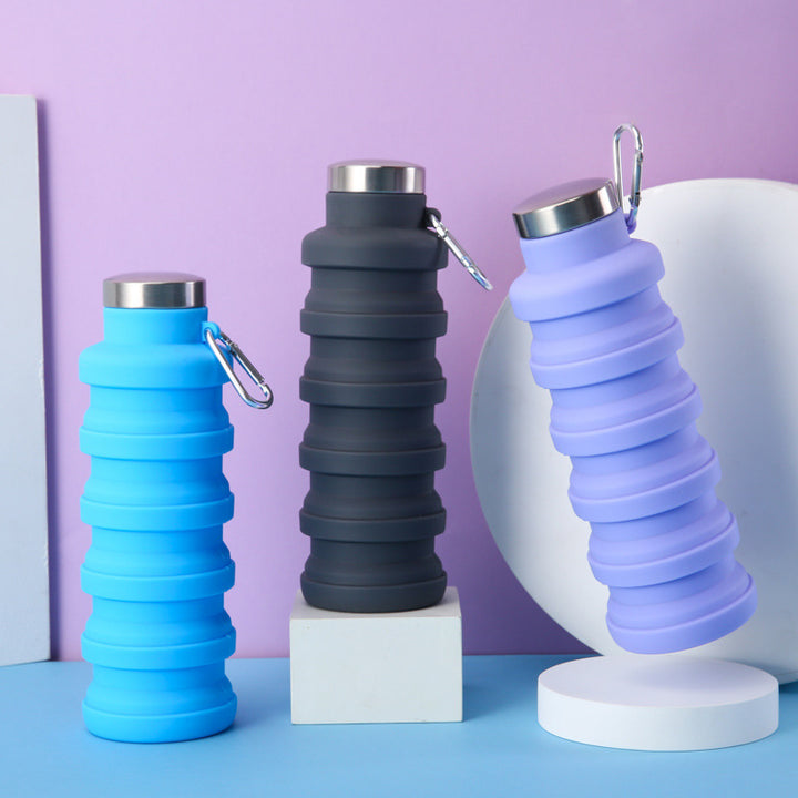 Women collapsible silicone drinking bottle Stornfield