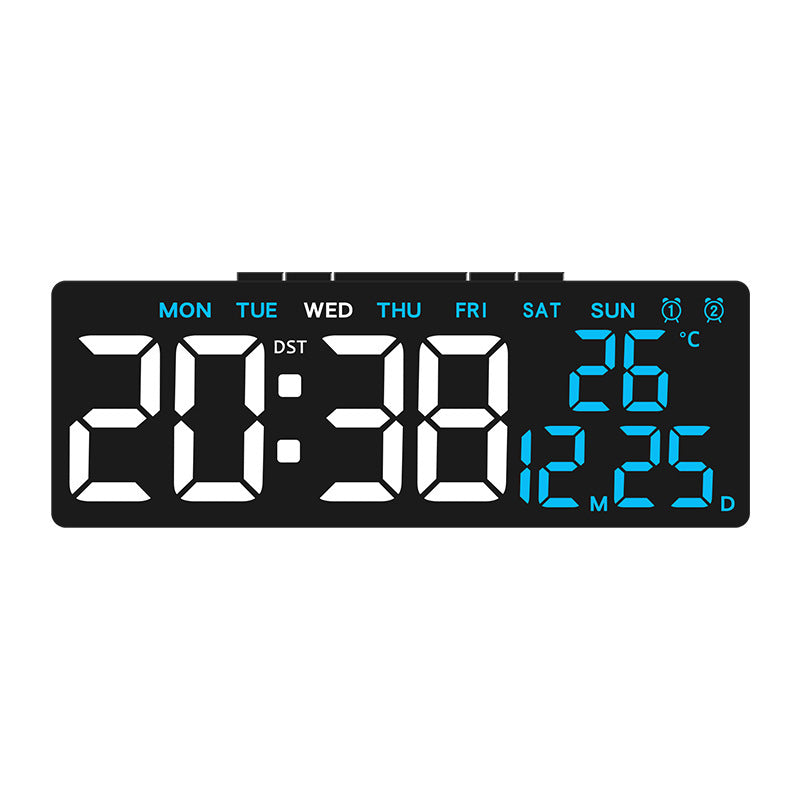 Digital alarm clock with large, clear LED display and temperature display Stornfield