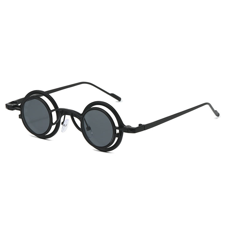 Fashion-Forward Circular Frame Sunglasses Stornfield
