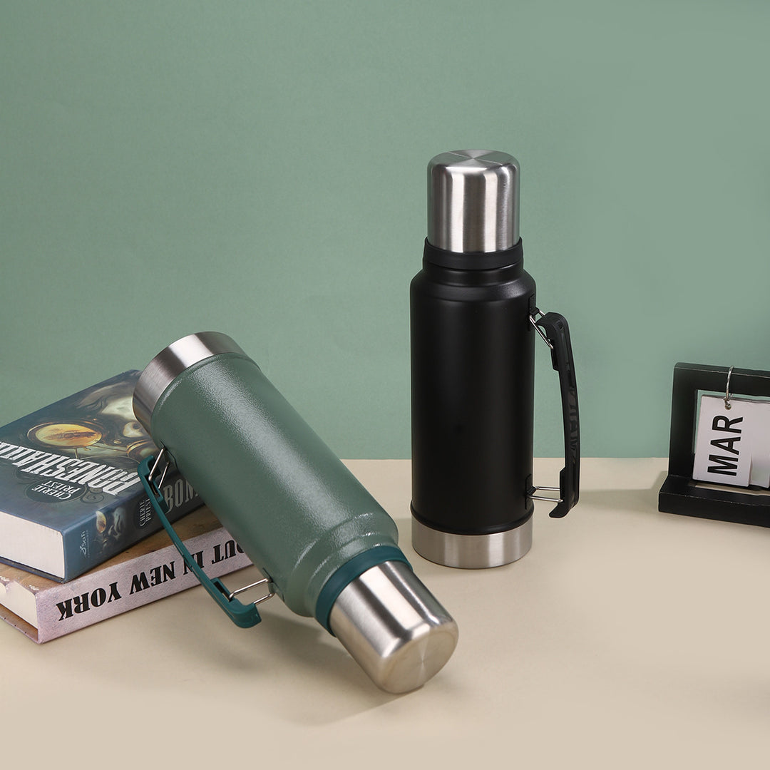 Unisex Insulated Stainless Steel Water Bottle with Carrying Handle Stornfield