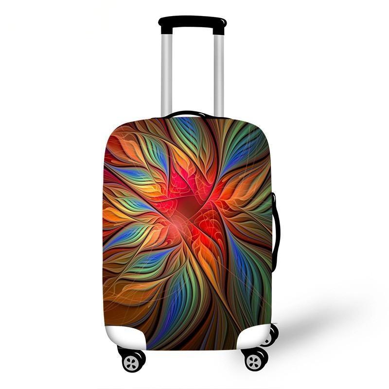 Women's hard shell suitcase with diverse floral design Stornfield