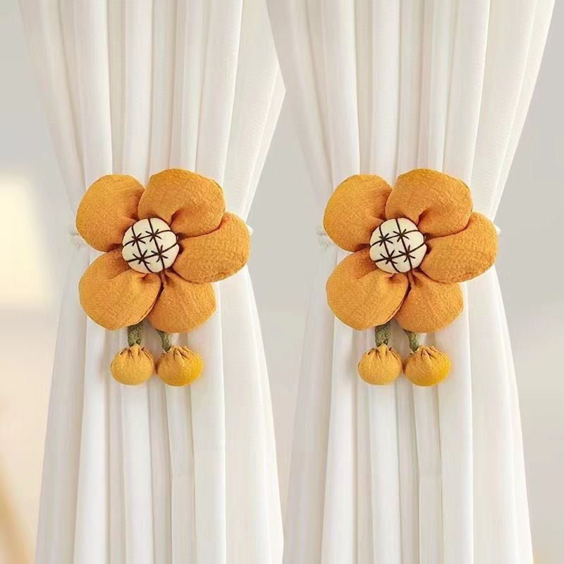 Decorative curtain flower clips Stornfield