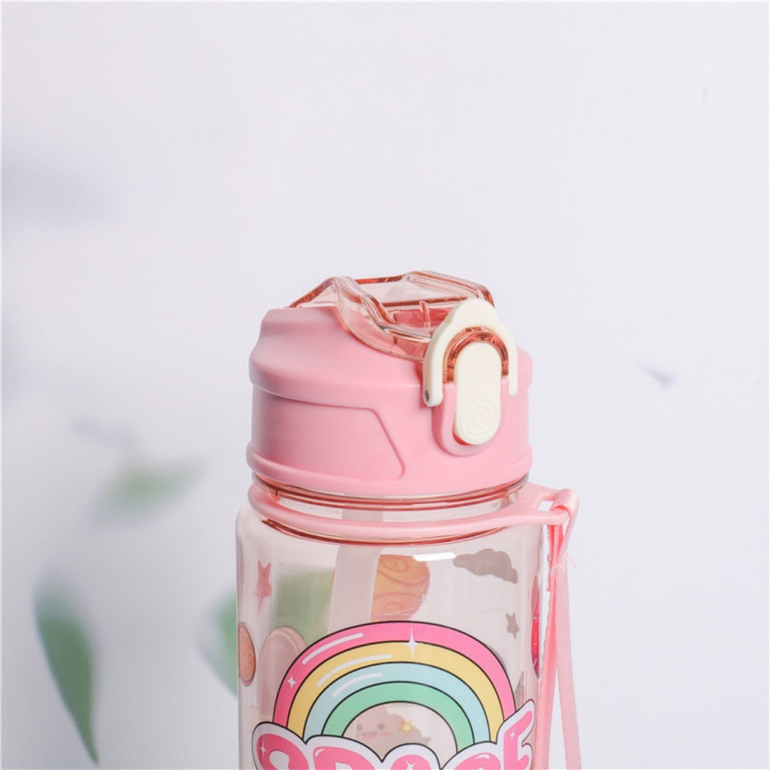 Women's Motivating Tritan Water Bottle with Practical Flip Top Lid Stornfield