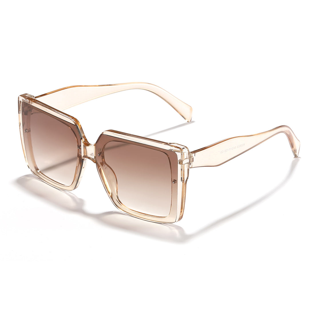 Women's oversized sunglasses in trendy square design Stornfield