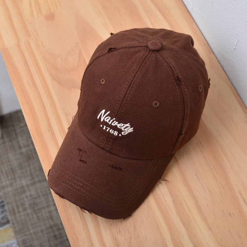 Men's Distressed Vintage Cotton Baseball Cap Stornfield
