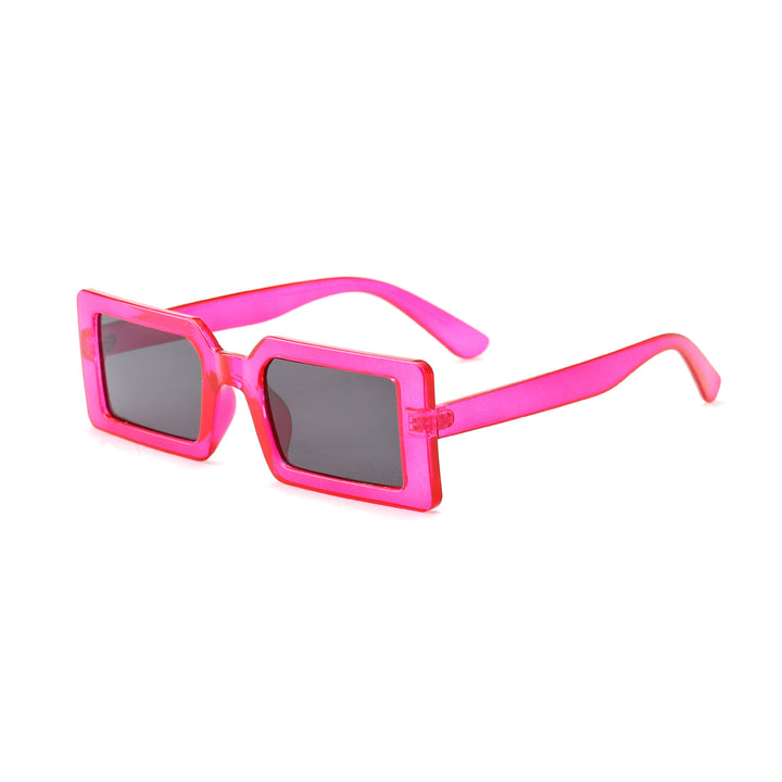 Women's square sunglasses with modern transparent frame Stornfield