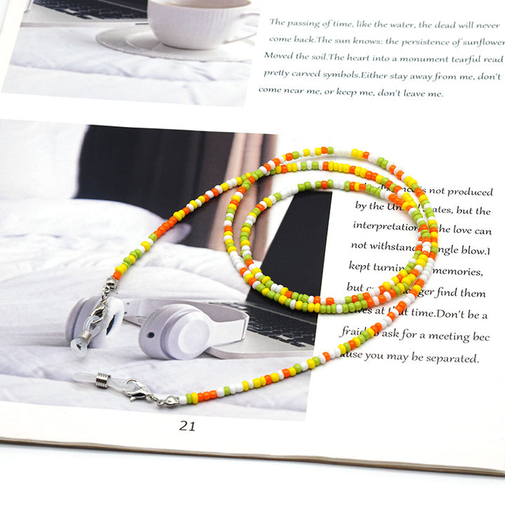 Colorful Beaded Eyewear Chain Holder Stornfield