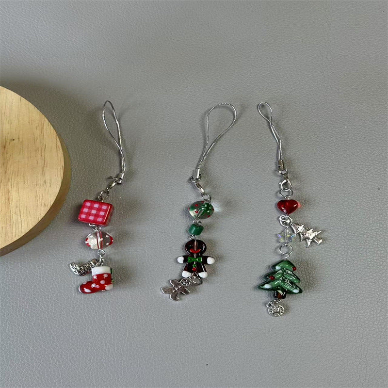 Playful Gingerbread-Themed Charm Keychain Stornfield