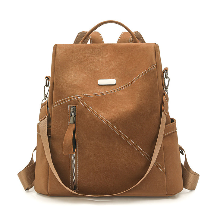 Multi-Functional Leather Backpack Stornfield