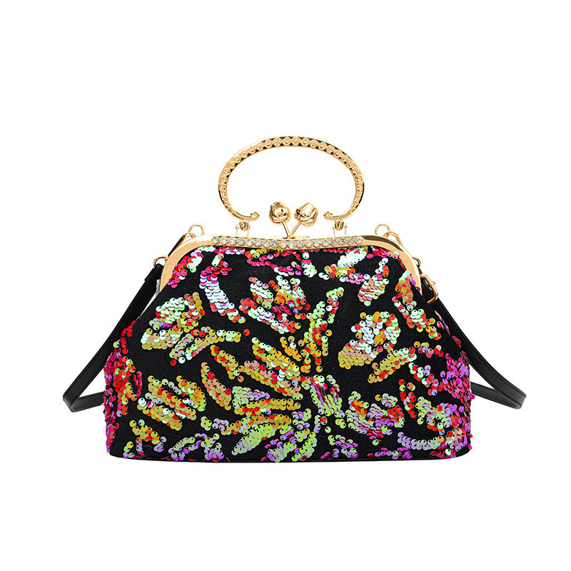 Elegant Sequined Evening Handbag