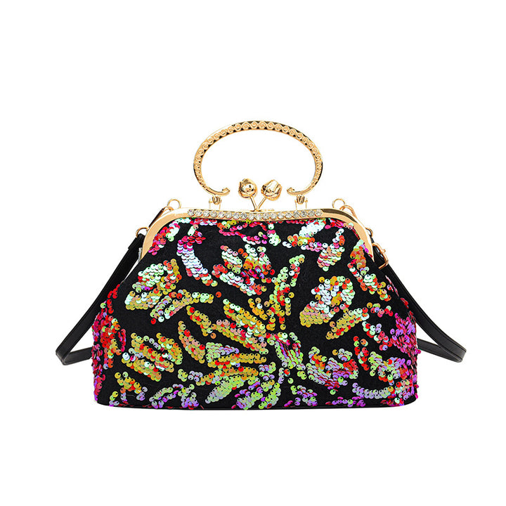 Elegant Sequined Evening Handbag