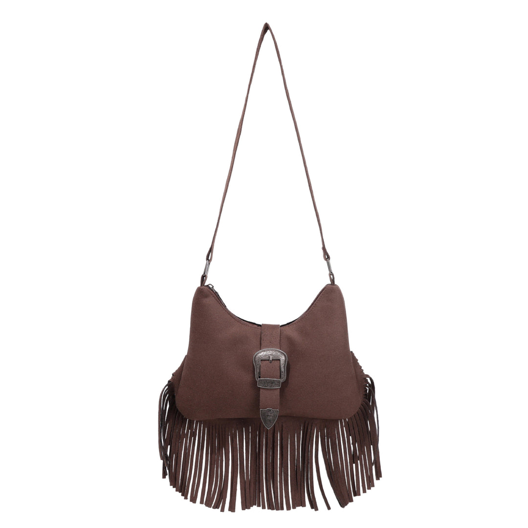 WoBohemian Fringe Hobo Bag Stornfield