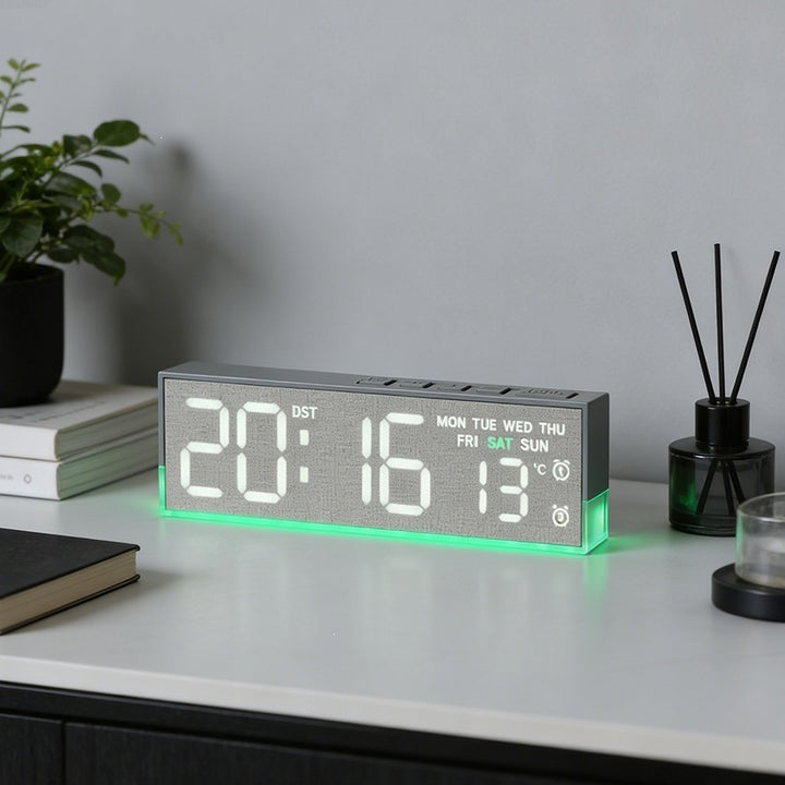 Digital alarm clock with intelligent hygrometer function Stornfield