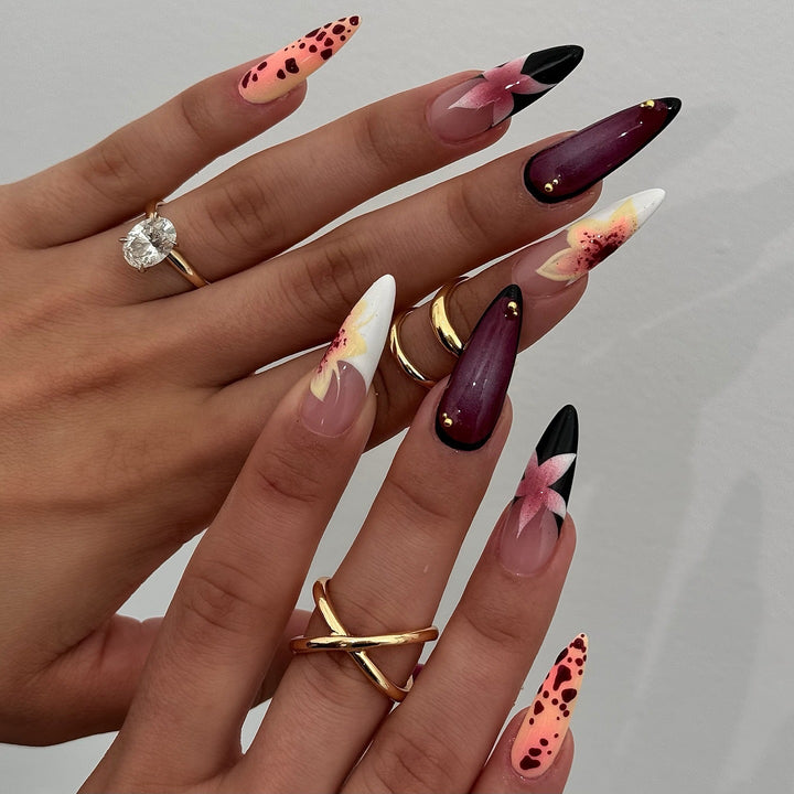 Artistic Stiletto Press-On Nail Collection
