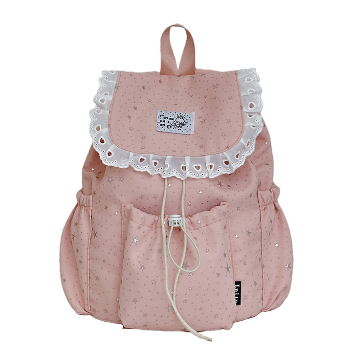 Charming Star-Patterned Backpack Stornfield