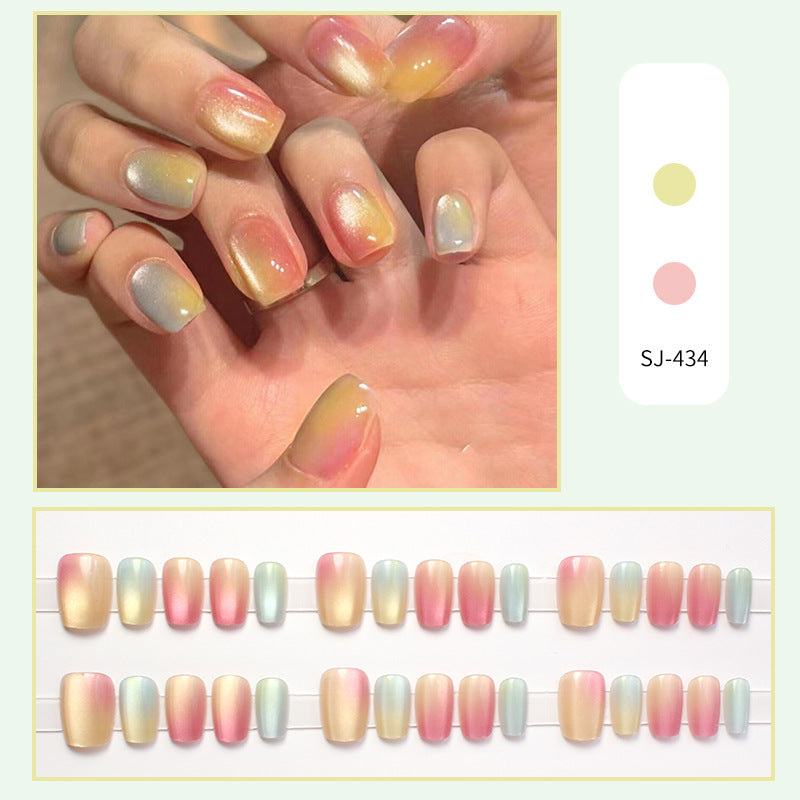 Ombre Effect Press-On Nail Set Stornfield