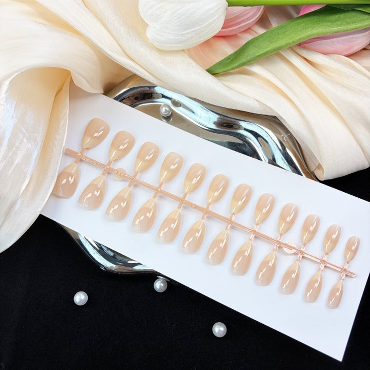 Natural Glossy Press-On Nail Set Stornfield