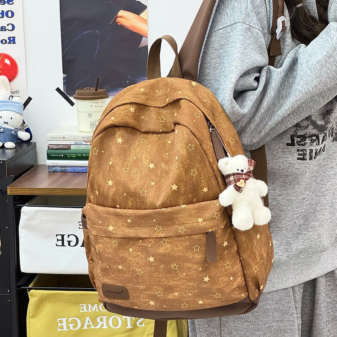 Star-Patterned Casual Backpack Stornfield 1791204559